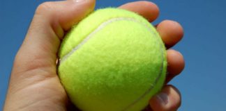 La pallina da tennis
